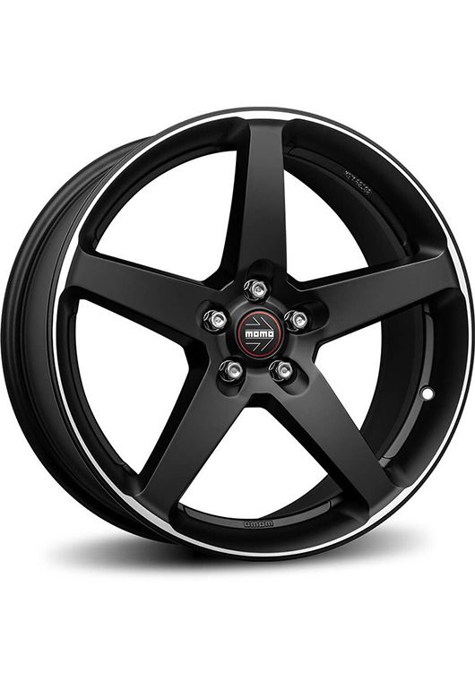 MOMO italy Five matt black polished