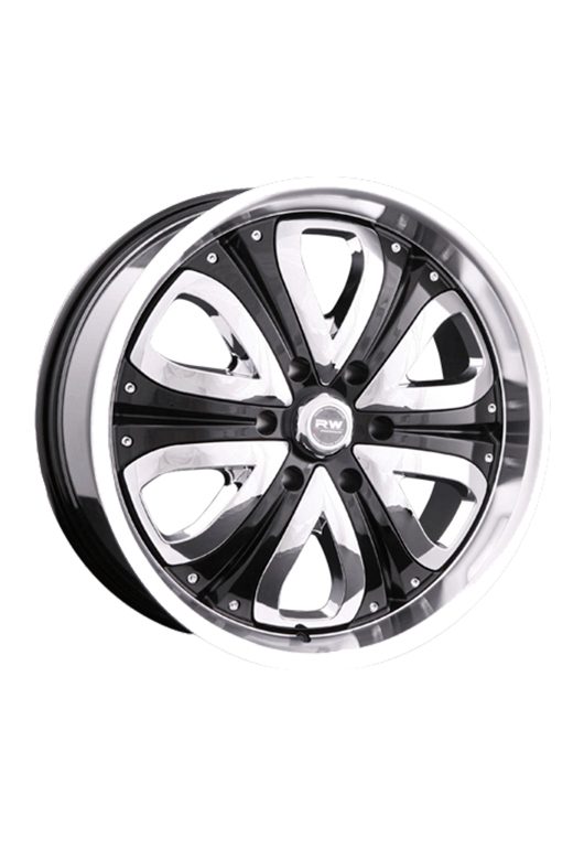 Racing Wheels H-383 bk/cw-p